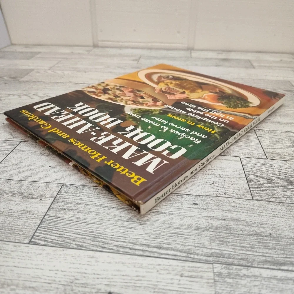Make Ahead Cook Book Better‎ Homes Gardens 1971 Vintage Hardcover BHG Cookbook